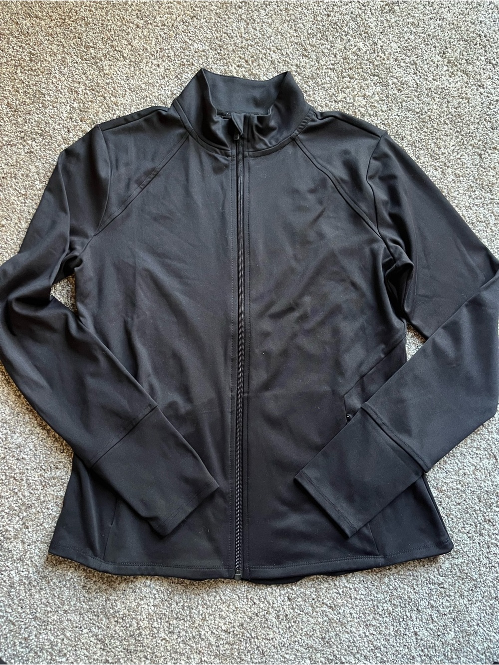 RBX Black Full-Zip Workout Jacket size medium